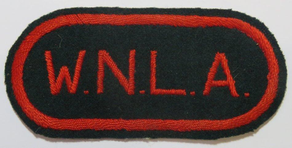 Unieke Antieke - Vintage WNLA cloth badge - Witwatersrand Native Labour